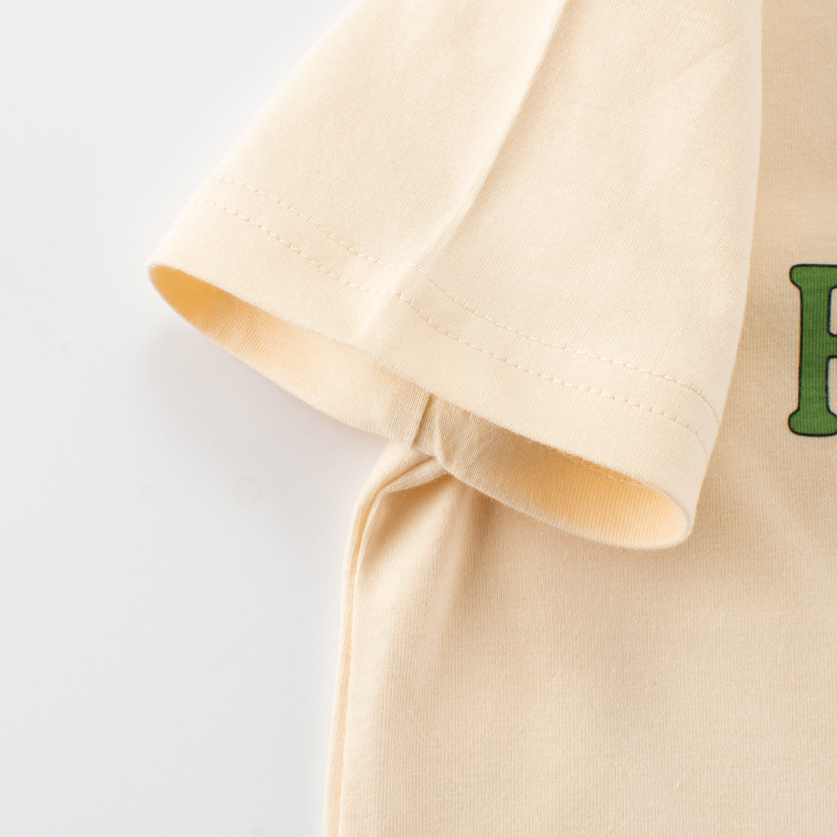 Summer Girls’ Colorful Cartoon and Letters Pattern T-shirt in European and American Style